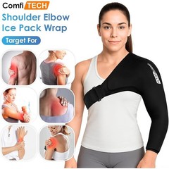 All-in-One Ice Arm Sleeve Shoulder Elbow Wrist Athletes Sports Recovery New