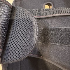 DonJoy Back Brace II TLSO Size Medium Black with Shoulder Straps Thoracic Aid
