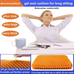 Plus Size Gel Seat Cushion for Long Sitting, Extra Large and Thick, Seat Cush…
