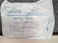5 Urinary Drainage Bag Sterile EO 2000ml – Expires 07/2030 All Lot 250716