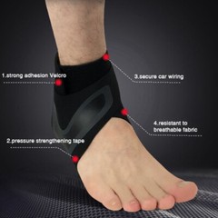 Ankle Brace Fitness Foot Sprain Support Bandage Achilles Strap Guard Protector