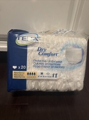TENA® Dry Comfort™ Absorbent Underwear, White, Medium, 20/PK (959412_PK)