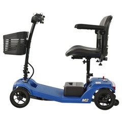 4 Wheels Foldable Mobility Scooter 20 Miles 330bs Capacity 5 MPH w/ LED Light