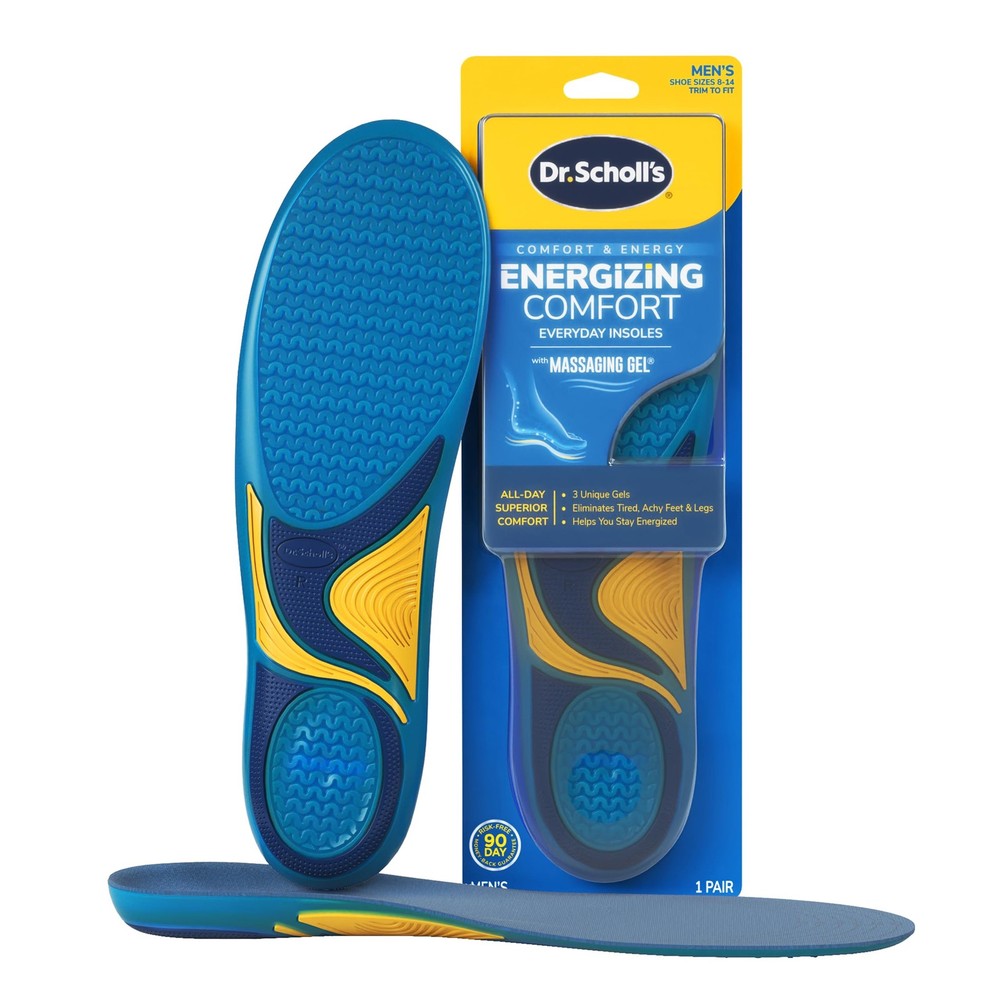 Dr. Scholl’s 1 Pair, Comfort and Energy Massaging Gel Insoles for Women
