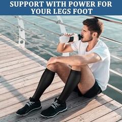 Compression Socks Sports Stockings Womens Mens Knee High 20-30 mmHG S-2XL NEW