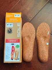 SOLE Performance Medium With Met Pad Insoles – Size M 06 / W 08 – Open Box