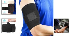 Youth & Adult Bicep Tendonitis Brace with Fixed Strap – Comfortable Compression