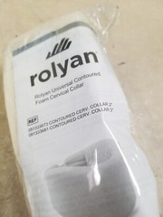 Rolyan Universal Contour Cervical Brace, Adjustable Hook and Loop Closure