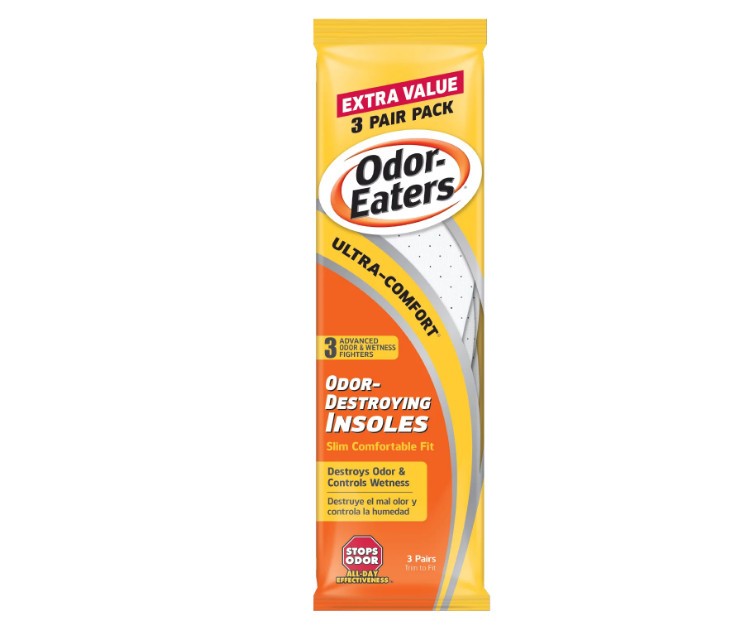 Odor Eaters Ultra Comfort Foot Odor Insoles, 3 Pairs Free Shipping