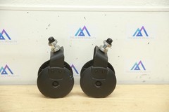PAIR 6″ Caster Wheel Tire FORKS for Quantum Edge 3 / Q6 2.0 Power Chairs