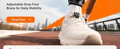 Foot Drop Brace adjustable Soft Walking Support Longer Comfort Straps Orthotics
