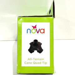 NOVA All-Terrain Cane Quad Tip Model 10040BK 3/4“ , 4.25“ x 4.25“ Latex Free