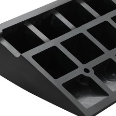 4.3″ Heavy Duty Rubber Driveway Ramp 2 Pack 15 Ton Load Capacity