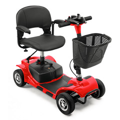 4 Wheels Mobility Scooter Power Folding Travel Electric Wheelchairs Scooter US