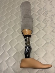 Ottobock Bulldog/Trulife/Soleus Prosthetic Leg Below Knee Left, SEE DESCRIPTION
