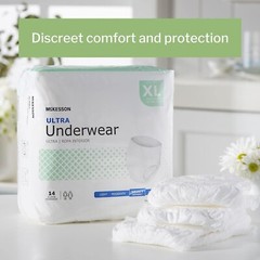 McKesson Ultra Adult Absorbent Underwear, XL 58-68 Inch, Heavy Abs, 560ct