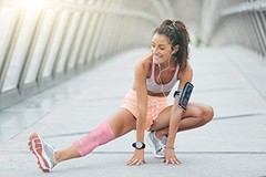 Doctor Developed Ladies Pink Knee Brace/Knee Compression Medium,