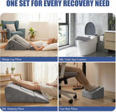 BBL Pillow after Surgery for Sleeping, 4-In-1 Brazilian Butt Lift Recovery Set,