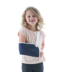 Core Products Deep Pocket Envelope Arm Sling Blue Adjustable Durable Washable