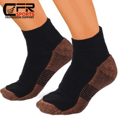 1-3 Pairs Copper Compression Socks Plantar Fasciitis Arch Ankle Running Support@