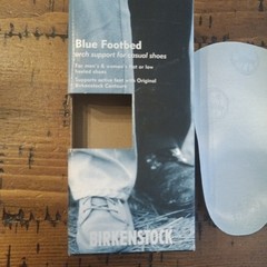 Birkenstock Blue Footbed Arch Support Casual Shoe Insoles Size 37 US Women 6 b1
