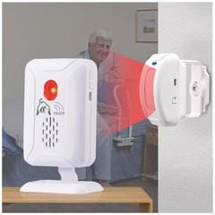 Upgraded Version Bed Sensor Alarm and Fall 1 Caregiver Pager+1