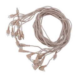 10pcs Hearing Aid 3 Pin Cable Cord Wire For Body Hearing Wire Cable Supply