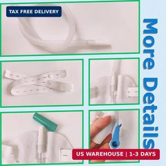 10 Pack Easy-Tap Catheter Leg Bag – 500ml with 18″ Tubing, Anti-Reflux Valve, Ad