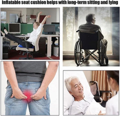 Inflatable Seat Cushions, Breathable Nursing Anti-Bedsore Seat Pad for Bedridden