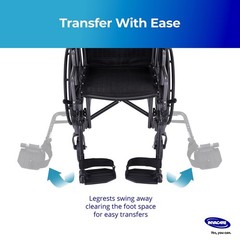 Adjustable Length Footrest with Heel Loops