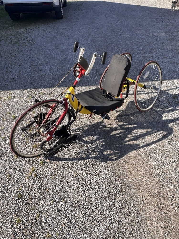 Invacare Top End EXCELERATOR XLT Hand Cycle Yellow