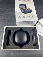Hearing Aids for Seniors Rechargeable with Noise Cancelling, 5 Levels Adjustment