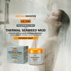 Seaweed and Tourmaline Thermal Mud Cellulite Remover, 3-Minute Shower Body Mask