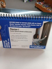 RangeMaster Shoulder Pulley Flip Chart Exercise Guide English & Spanish
