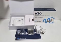 MDHearing NEO Series R Digital Rechargeable OTC ITC Hearing Aids, Kit