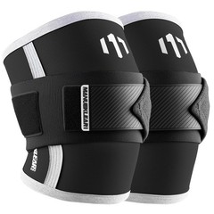 MANUEKLEAR Adjustable Compression Elbow S(10.23-11.02 IN), Obsidian Black
