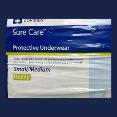 ✨COVIDIEN Sure Care Plus Protective Underwear Small – Medium 34″- 46″ REF 1605