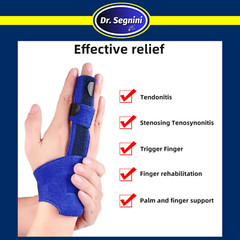 Relief Finger Trigger Splint Brace Straightening Curved Locked Mallet Unisex ⭐✅