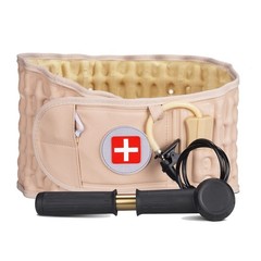 Decompression Belt Back Brace Lumbar Spinal Support & Extender Belt Air Traction
