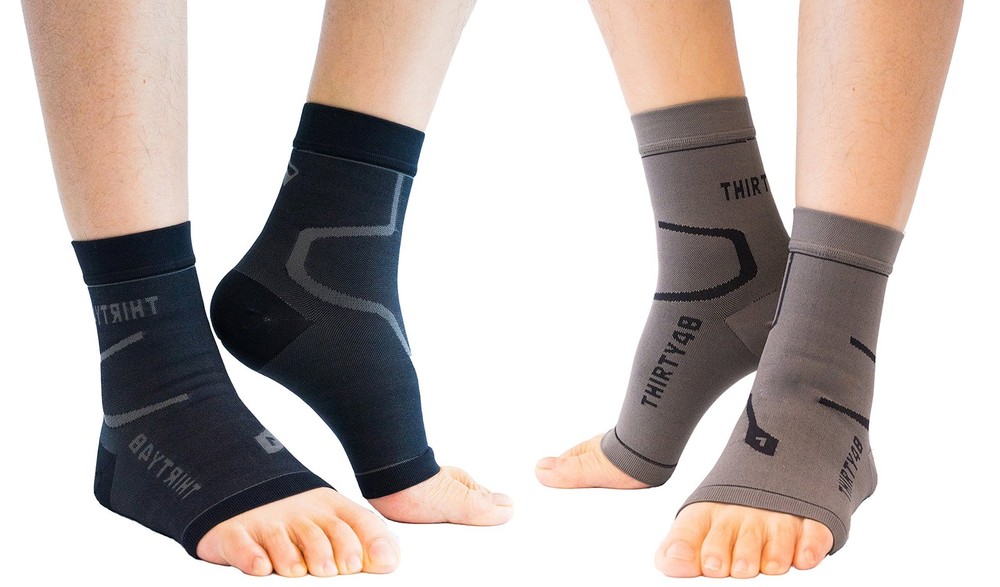 Thirty48 Plantar Fasciitis Compression Socks(1 or 2 Pairs), 20-30 mmHg Foot C…