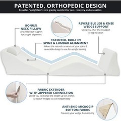 Contour Backmax Foam Bed Wedge Pillow Support System (20 Inch, Backmax Only)