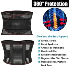 Back Brace Herniated Disc Lumbar Support Belts Lower Pain Support Relief Girdle
