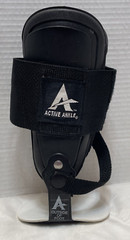 Active Ankle Support Hinged Brace Small Black Medial Lateral