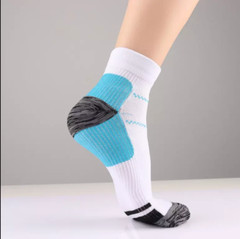 5 Pairs Compression Socks Plantar Fasciitis Arch Ankle Running Support Men Women