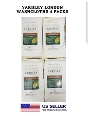 YARDLEY OF LONDON 4PK Large Disposable Washcloths 12inch X8 Inch