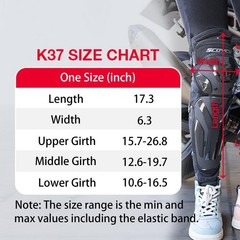 Motorcycle Knee and Shin Guards – Motocross Knee Pads Adjustable TPU Protecti…