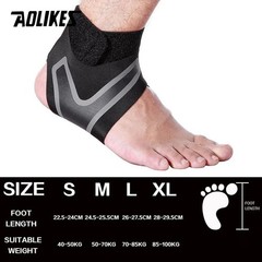 Ankle Brace Support Compression Sleeve Plantar Fasciitis Pain Relief Foot Wrap