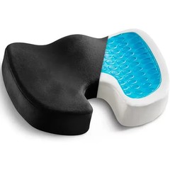 Gel Memory Foam Seat Cushion Chair Car Seat Pad f Long Sitting Pressure Relief