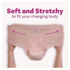 54 Count Depend Women’s Postpartum Bladder Incontinence Underwear Panty Medium