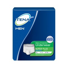TENA Men Protective Underwear X-LARGE 44-64in, 28 Count – 2 Packs of 14